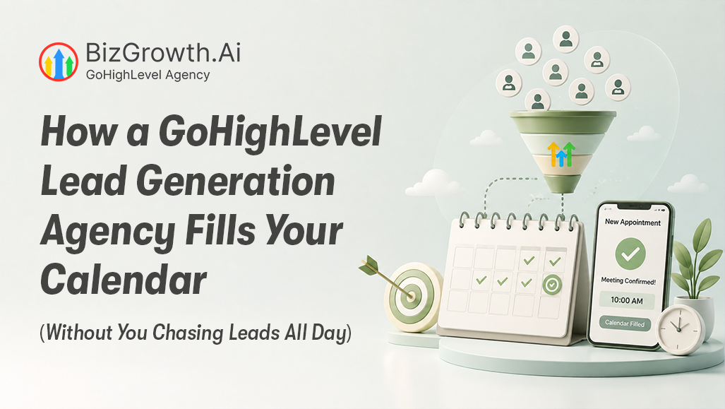 How a GoHighLevel Lead Generation Agency Fills Your Calendar (Without You Chasing Leads All Day)